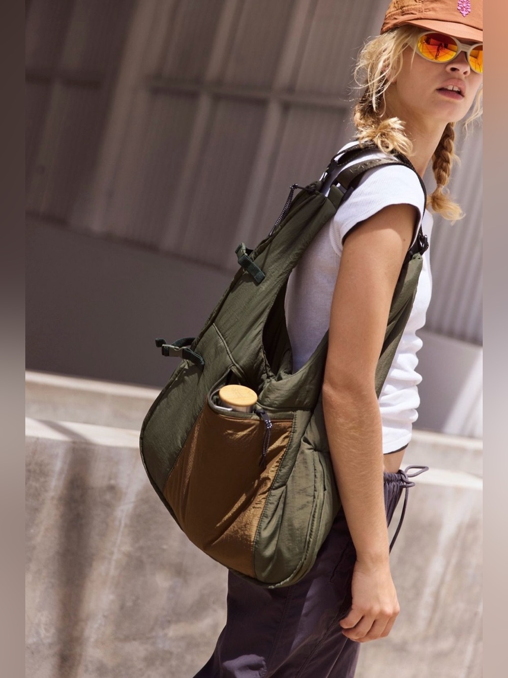 NWT FREE PEOPLE MOVEMENT CONVERTIBLE VEST TOTE BAG TERRAIN